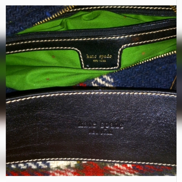 KATE SPADE PLAID SHOULDER PURSE - Picture 2 of 3